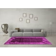 thumbnail image 3 of Ahgly Company Indoor Square Abstract Pink Modern Area Rugs, 5' Square, 3 of 4