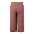 thumbnail image 3 of WILLBEST Pantalones Casuales elegantes para Mujer con Cintura Elástica y Bolsillos para Uso Diario, Ideales para Actividades al Aire Libre En Primavera y Verano. Mediana, 3 of 5