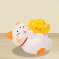 thumbnail image 6 of Fancyes Lucky Cat Figurine Creative Statue Birthday Gift Cute Sculpture Tabletop Decoration for Home Bedroom Entryway Table Bookshelf 5.6x3.4x4.1 cm, 6 of 8