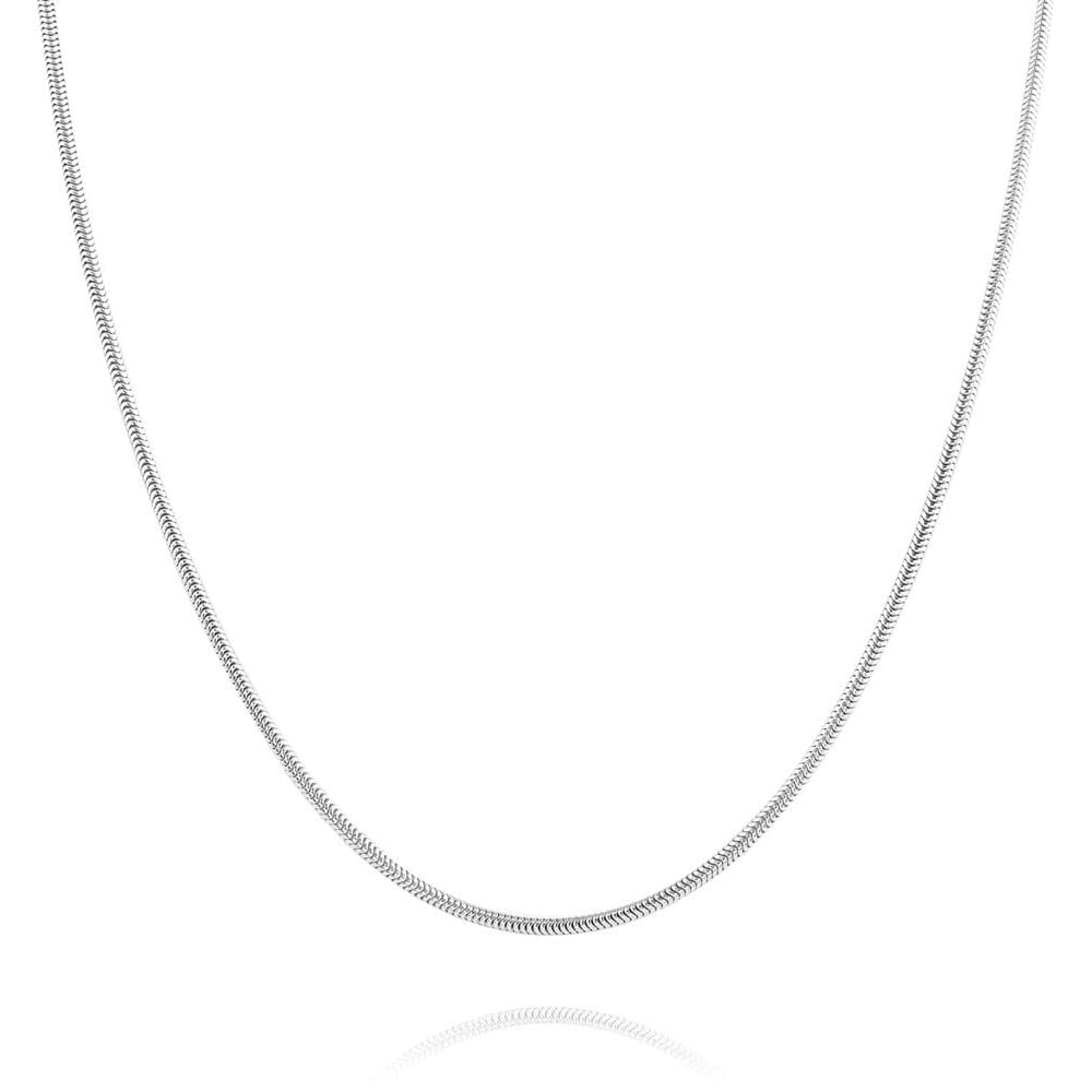 Collana a catena con graffetta riempita in oro 14K, collana a catena