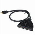 thumbnail image 2 of JacobsParts 3-Port HDMI Switch with Pigtail Cable Supports Full HD 1080p, 2 of 3