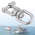 thumbnail image 4 of 304 Stainless Steel Swivel Shackle Anti Rust Snap Link Easy to Install for Marine Boating, 4 of 7