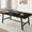 Black, variant on 70.87 Inch Dining Table for 6-8 People Modern Industrial with Wood Top & Metal Legs