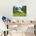 thumbnail image 5 of Picia Horse Rearing Up In The Field Pattern Decorative Picture – Unique Wall Art, Modern Canvas Print for Trendy Interiors (Horizontal), 5 of 6