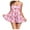 Pink, variant on Kmdttou Swimsuit Coverup for Women Conservative Print Strappy Back Set Two Piece Swimsuits Swimdress on Clearance!