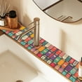 thumbnail image 2 of Yayeee Faucet Mat for Kitchen Sink 14.7" Diatomite Long Splash Guard Pad, Beige Jar, 2 of 7