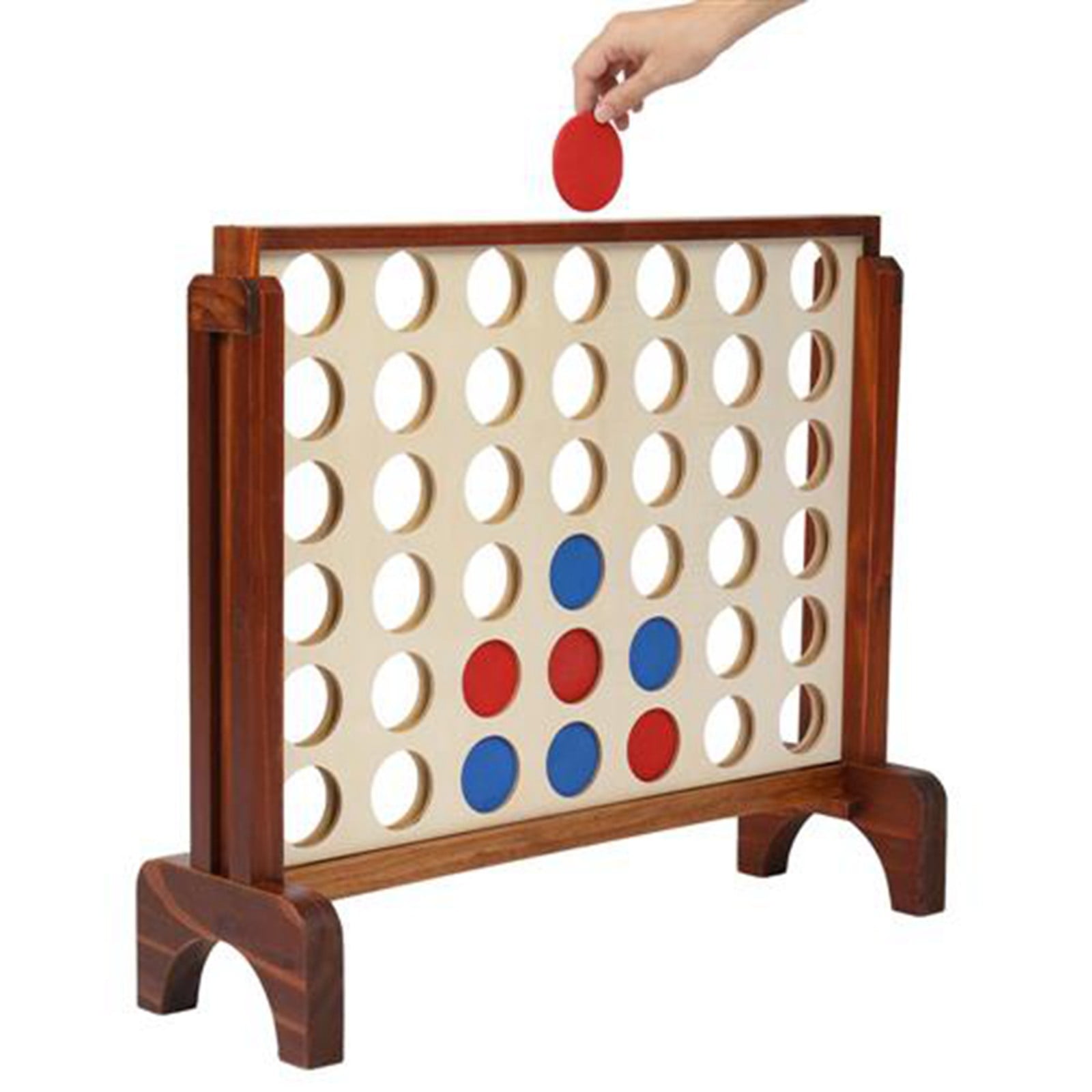 Mirabranlly 4 in a Row Connect Game Foldable Board Line Up 4 Game