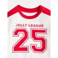 thumbnail image 6 of Wonder Nation Toddler Boys' Graphic Hockey Jersey with Long Sleeves, Sizes 12M-5T, 6 of 7