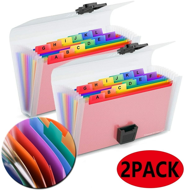 Accordion File Organizer A6 13 Pockets Expanding File Folder for Storage Invoice Receipt Tickets