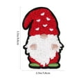 thumbnail image 4 of 12Pcs Christmas Themed Coat Patches Polyester Clothes Patches Compact Craft Patches, 4 of 8