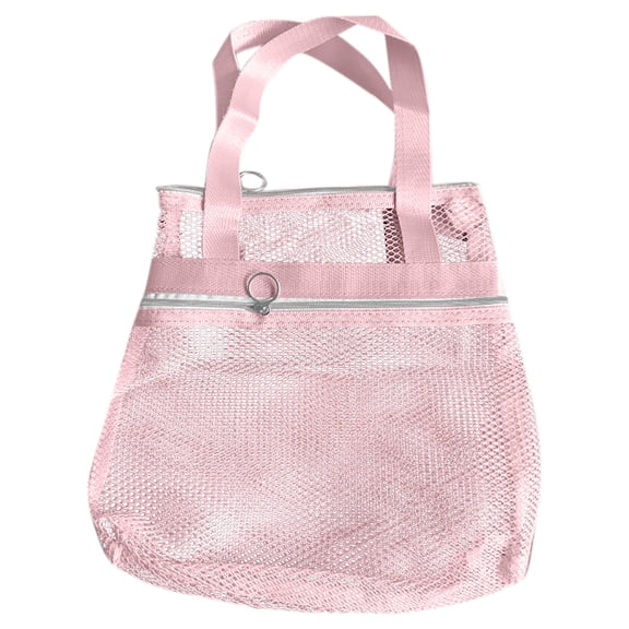 Mesh Shower Caddy Bag - Portable Tote with Zipper for Gym, Travel & Dormitory