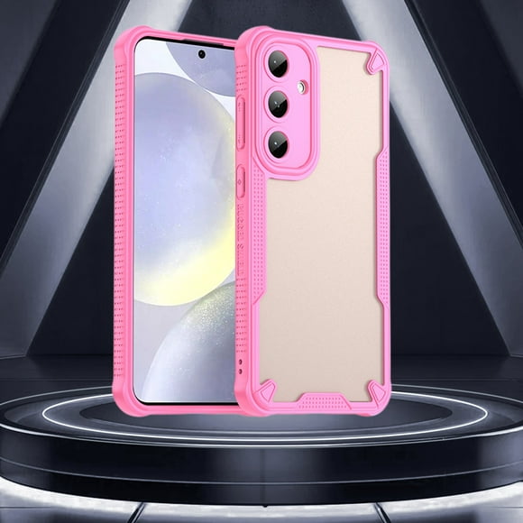 Funda para teléfono S25+ con protección resistente a los golpes, borde flexible y tacto esmerilado, resistente al agua, de TPU.
