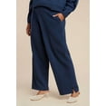thumbnail image 2 of ELOQUII Elements Women's Plus Size Seam Detail Sweatpant, 2 of 3