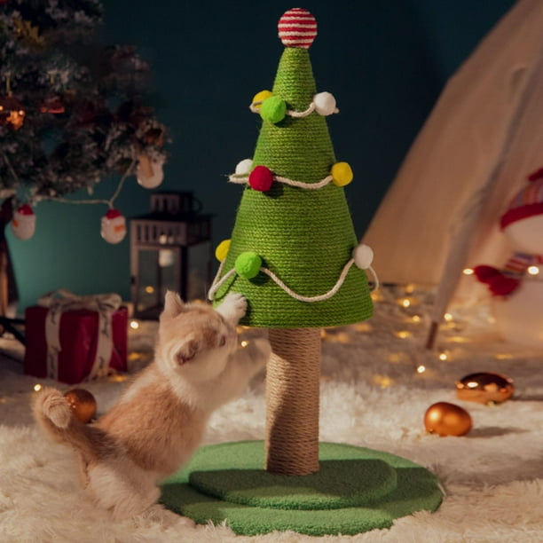 Arboles Navideños Proteger Arbol Navidad Gatos Adornos Como