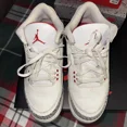 thumbnail image 5 of Ni - ke Size 5.5 - Air Jordan 3 Retro GS White Cement Reimagined Men's Shoes, 5 of 5