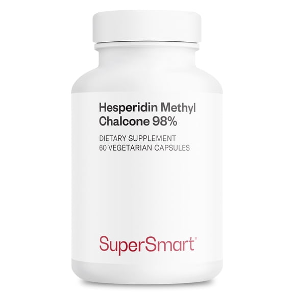 SuperSmart - Hesperidin Methyl Chalcone 1000 mg per Day - Circulation & Vein Support Supplement | Non-GMO & Gluten Free - 60 Vegetarian Capsules