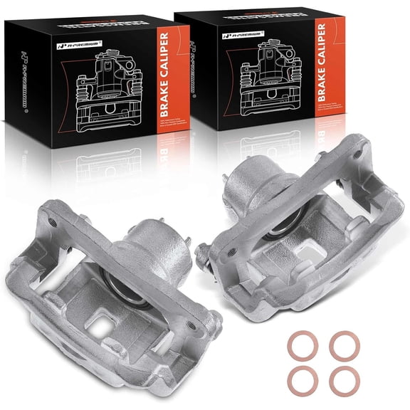 A-Premium Disc Brake Caliper Assembly with Bracket Compatible with Kia Sorento 2003-2006 Rear Left and Right 2-PC