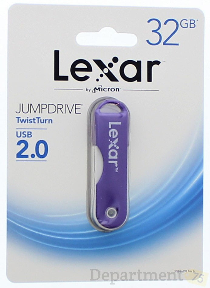 Jump Drive Twist Turn 32 GB Lexar USB 2.0 flash drive available in 5 colors