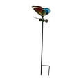 thumbnail image 4 of Vsenkes Butterfly Garden Stake Decorative Garden Decor for Courtyard Walkway Pathway Orange and Blue, 4 of 9