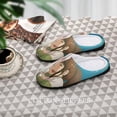 thumbnail image 6 of Mens Cozy Slippers Spirited Away Warm Soft Plush Slipper Slip-on House Shoes for Home Indoor Outdoor, 6 of 7