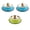 Blue+Blue+Green, variant on BESTSKY Cat Bowls,Suitable for Food and Water Cat Dishes,Slip-Resistant Design Cat Water Bowl