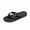 Black, variant on HomeDM Women's Men's Flip Flops Open Toe Comfort Summer Beach Thong Sandals Casual Flat Slides House Slippers, Red Size 5-5.5