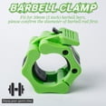 thumbnail image 4 of Barbell Clamps Pair of 2 Inch Quick Release Non-Slip Fitness Weightlifting Barbell Locking Rings, 4 of 8
