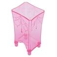 thumbnail image 3 of Support de Coton Grande Capacité avec Ouverture Inférieure et Housse, Design Relief Exquis pour Salle de Bain Rangement à Domicile, 3 of 8