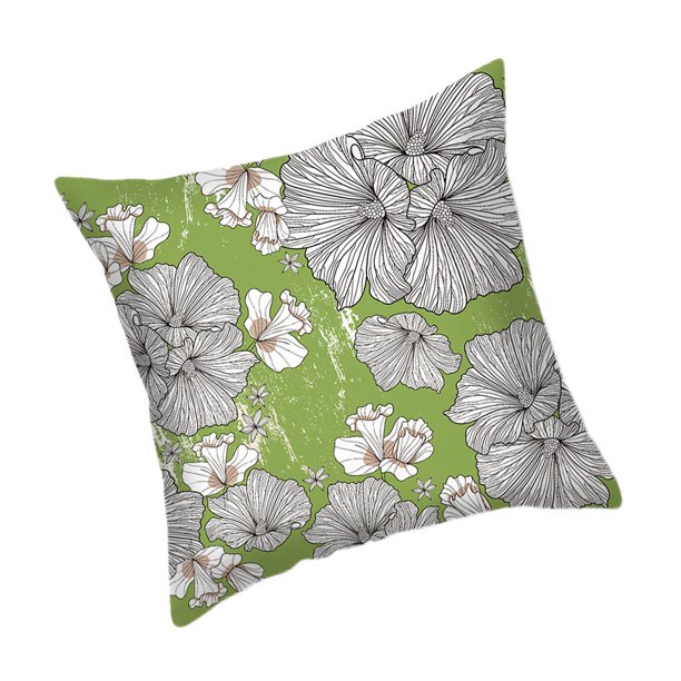 Inteprter Funda de almohada Estilo simple Suministro de dormitorio Funda de almohada con cremallera oculta decorativa Fundas de cojines Funda de almohada Decoración del hogar diez 21CR27 Inteprter HA060847-10B