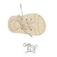 thumbnail image 2 of Montessori, zapatos con astils de madera, cordones, Material de habilidad para vida, actividades familiares meticulosas, tablero ocupado Macarena Juguetes de tablero ocupado, 2 of 8