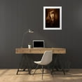 thumbnail image 3 of Curtis, Edward 19x24 White Modern Wood Framed Museum Art Print Titled - Acoma woman, ca. 1905, 3 of 4