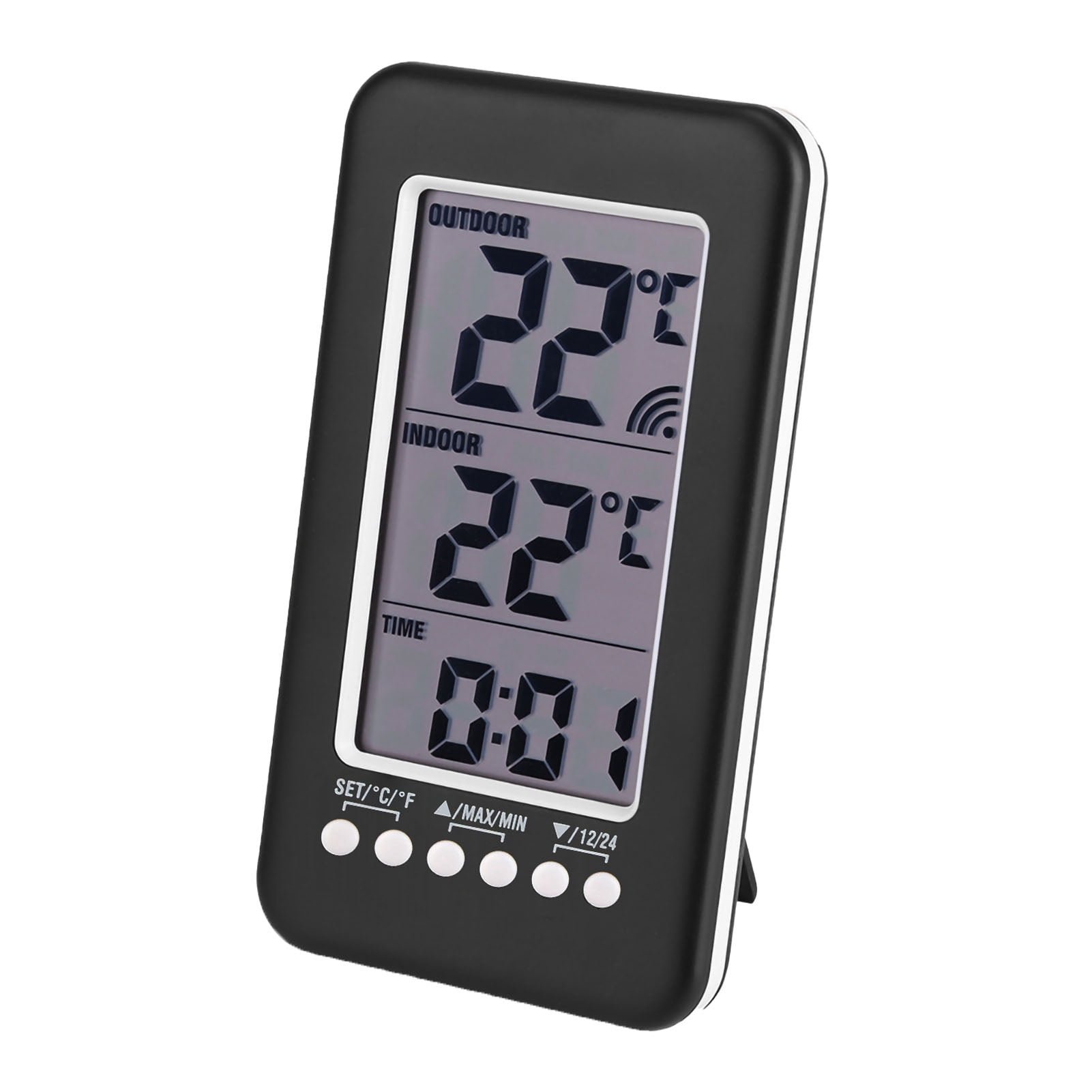 VANZACK Termómetro Max-min Para Invernadero Y Jardín – Registra Temperaturas Máximas Y Mínimas En °C Y °F, Pantalla Dual, Fabricado En ABS