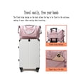 thumbnail image 3 of Kmbangi Sac de Voyage Grande Capacité Motifs Lettres Sac de Rangement Sac à Main, 3 of 4