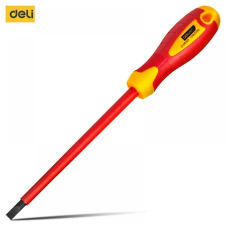 

Deli Insulated Magnetic Electrician s Electrical Hand Screwdriver Tool Kit Red