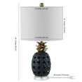 thumbnail image 2 of SAFAVIEH Sonny 24 in. Pineapple Ceramic Table Lamp, Navy Blue, 2 of 2