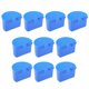 thumbnail image 5 of Cuenco de alimentación semicircular Sunnimix 10 piezas Contenedor de agua para palomas resistente al desgaste azul S, 5 of 8