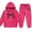 ZD Hot Pink, variant on WAYUTE Elegant Kids Bow Tie Print Long Sleeve Hoodies and Pants for Girls Playful Party Outfits Comfortable Design Clothes Sets Casual Outdoor,Khaki,Size 8-9 Y
