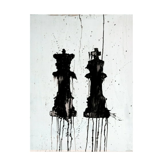 Trademark Fine Art Kent Youngstrom  Chess Pieces V Canvas Wall Art