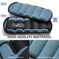 thumbnail image 3 of Pesas de tobillo Sportneer ajustables de 1 a 5 kg, 2 unidades, color azul oscuro, 3 of 9