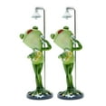 thumbnail image 1 of GROWTH TANK Frog Statue Animal Figurine Home Bedroom Desktop Micro Landscape Sculpture Decor Bathing, 1 of 9