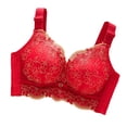 thumbnail image 6 of Mgmyaa Push-Up Contour Balconette Bra Women's Solid Color Bra with Hook & Eye Soft Skin-Friendly Fabric Lace with Charm, 6 of 8