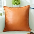 thumbnail image 6 of Guanhe Solid Color Pillowcase 18x18 Decorative & Throw Pillow Covers Cloth Pillow Bedside Cushion Office Pillow Lumbar Pillow Backrest,Orange, 6 of 7