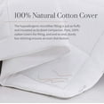 thumbnail image 4 of Everspread Down Alternative Bed Comforter, 100% Natural Cotton Shell, All-Season, Twin, 4 of 6