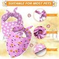thumbnail image 4 of Halloween Ghost Dog Bandanas Reversible Small 2 Pack, Cute Halloween Spooky Adjustable Triangle Scarves for Small Medium Large Extra Large Dogs Pets, 4 of 6