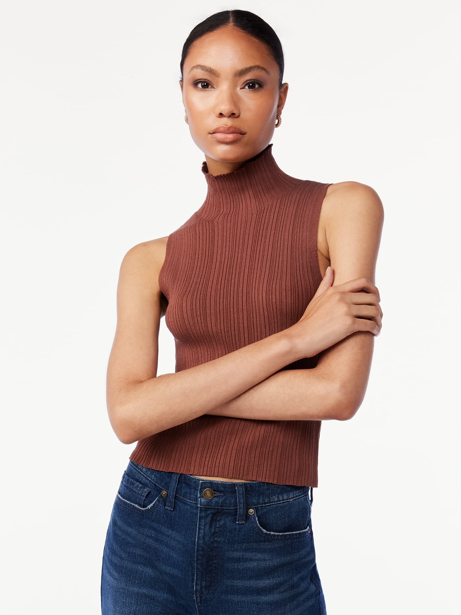 sleeveless turtleneck shirts