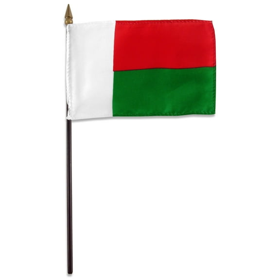 Madagascar flag 4 x 6 inch