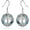 Silver-Blue Crystal Hook, variant on Celtic Tree of Life Earrings for Women Sterling Silver Family Tree Abalone Shell/Volcano Crystal Dangle Earrings Jewelry