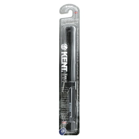 Kent Ultra Soft Toothbrush, Black, 1 Toothbrush