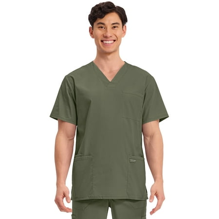 Cherokee Workwear Professionals Men Scrubs Top V-Neck WW695