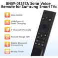 thumbnail image 2 of BN59-01357A Solar Voice Remote Control for Samsung Neo QLED Frame Smart 4K 8K TV, 2 of 7